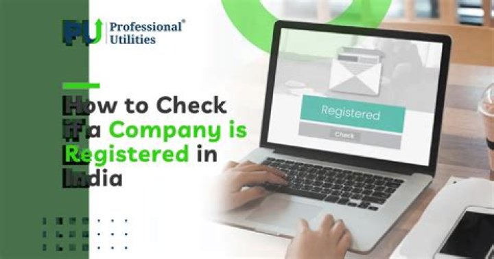 How can I check if a company is registered in India?