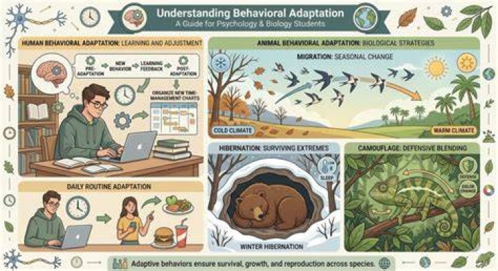 What is a chickens behavioral adaptation?