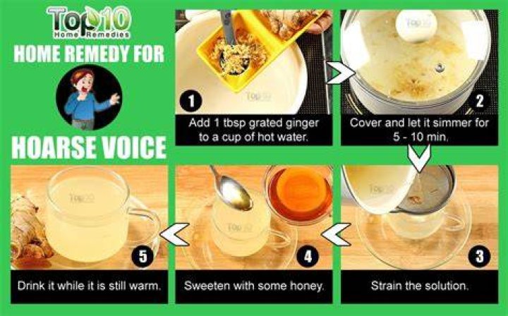 What is a natural remedy for hoarse voice?