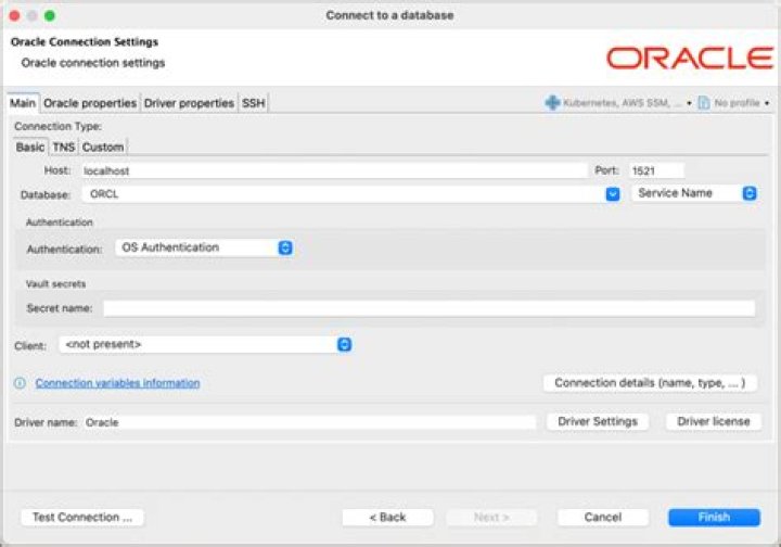 What is the default Oracle SID?